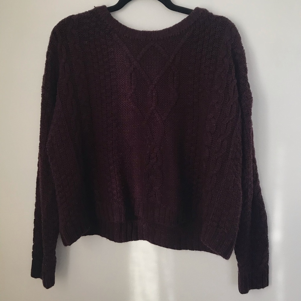 Mudd Burgundy Sweater